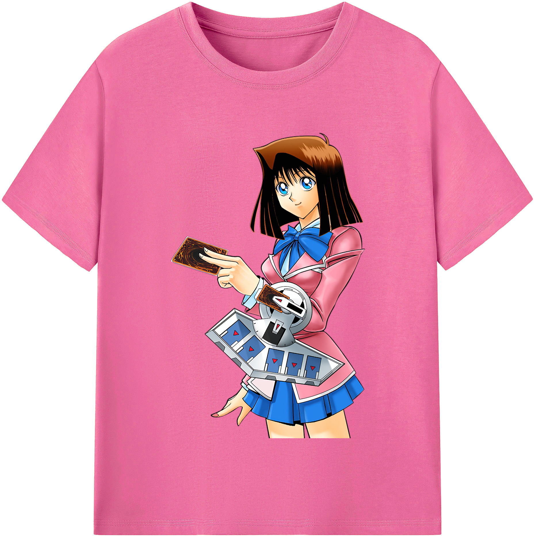 （画像用） 遊☆戯☆王 Yu-Gi-Oh! レディースカジュアルプリントTシャツ（綿100％）
